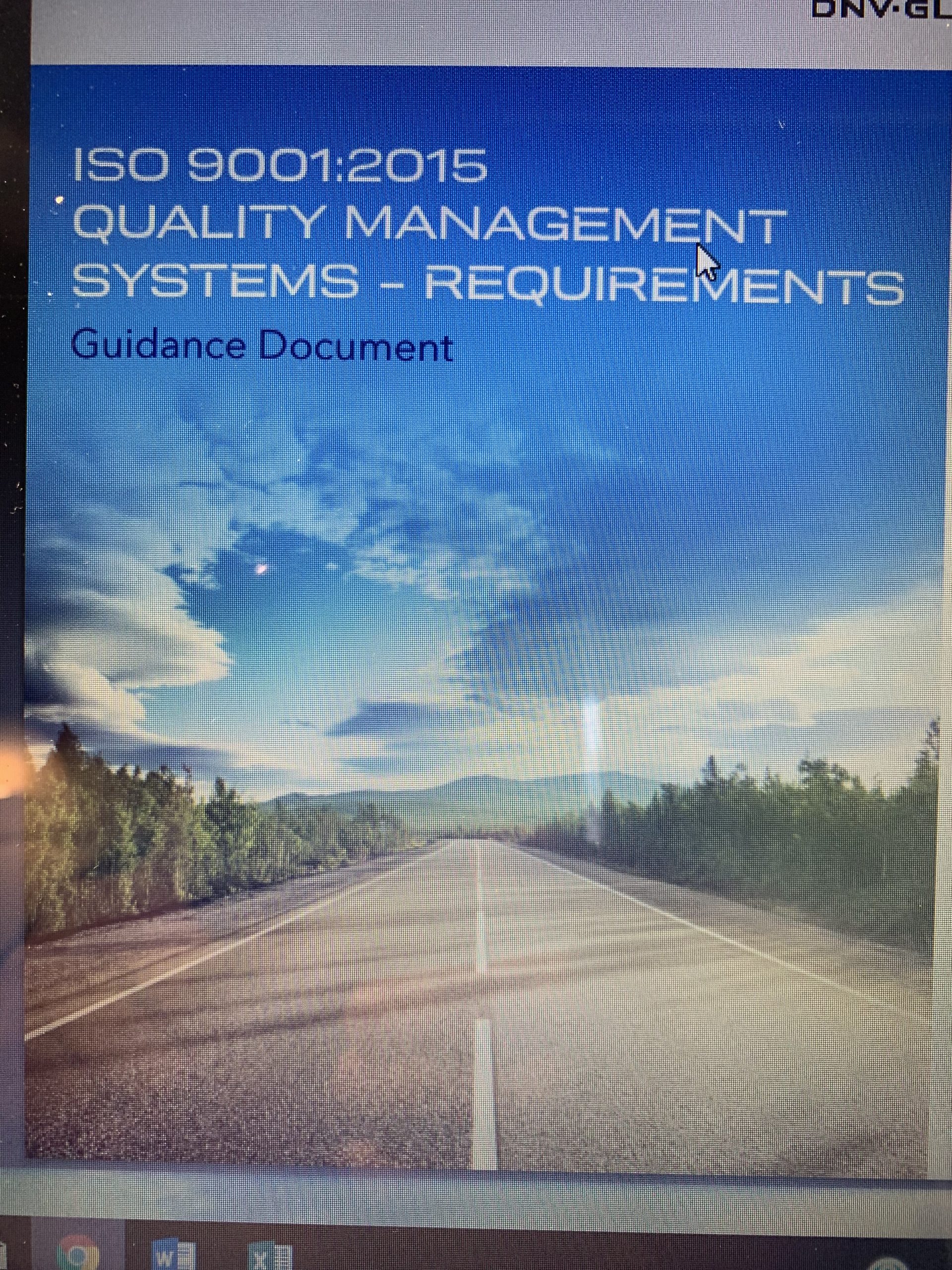 PROJECTS RF USA, Image 2. Support material, ISO9001:2015 Standard, Quality Management Systems Requeriments, Guidance Document (03/19/2019)