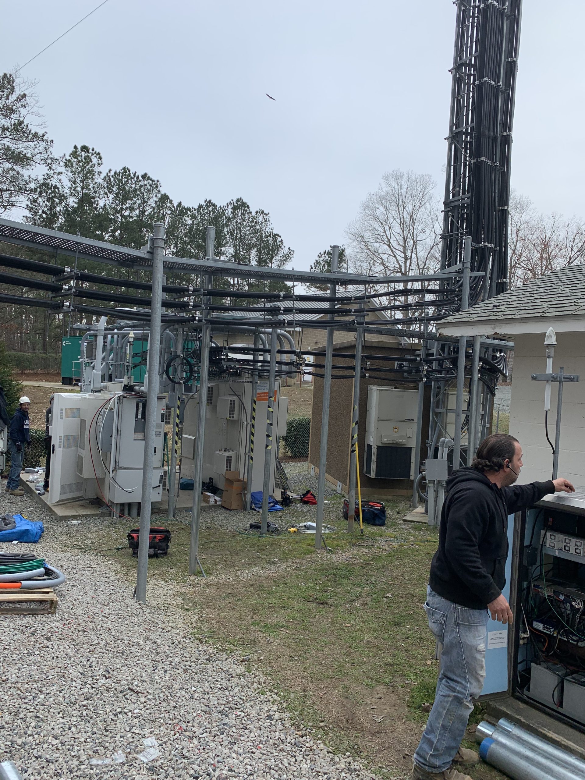 PROJECTS RF USA, Image 2.  View of the facilities and their complexity in the utility locating services for the installation of fiber optic cable (06/03/2019)