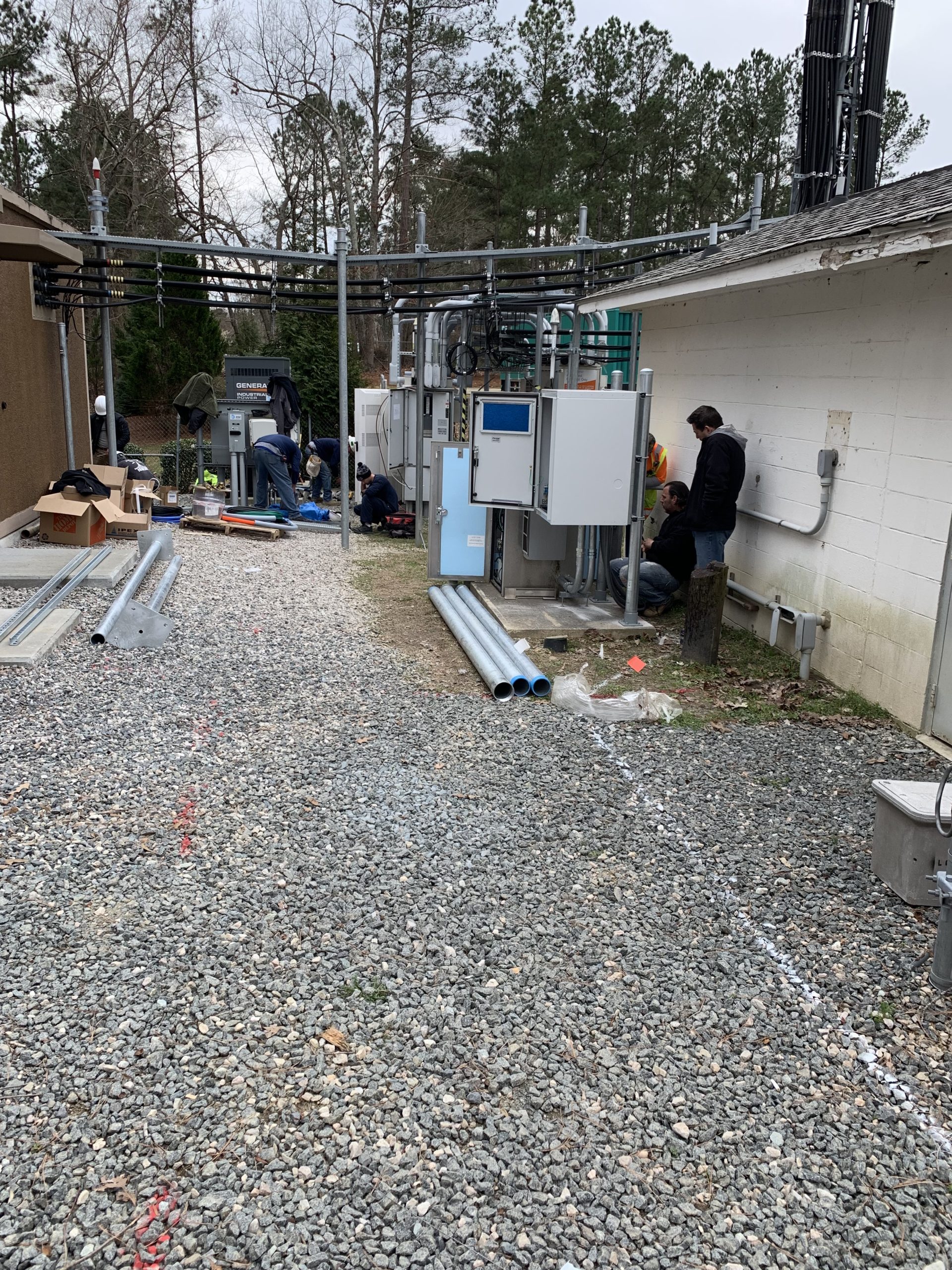 PROJECTS RF USA. Image 1. view of the corridor through which the fiber optic cable would be installed  (06/03/2019) 